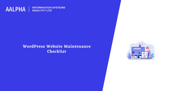 wordpress website maintenance checklist